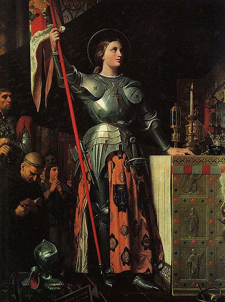 Joan of Arc at the Coronation of Charles VII. Oil on canvas, painted in 1854